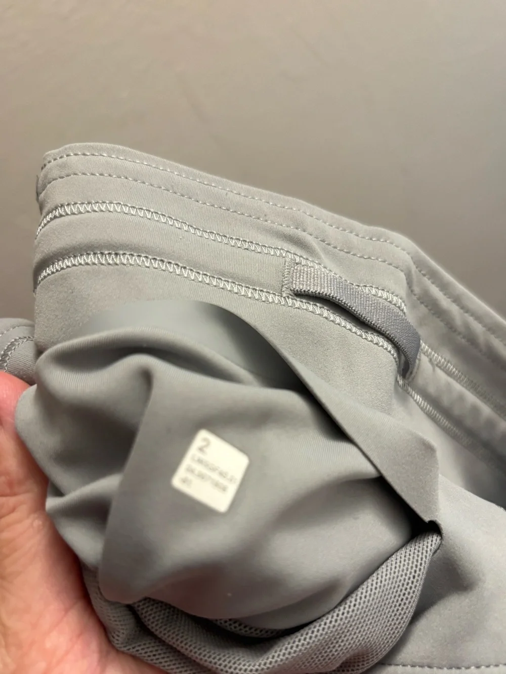 Lululemon Light Gray High-Waist Active Leggings. Size 2